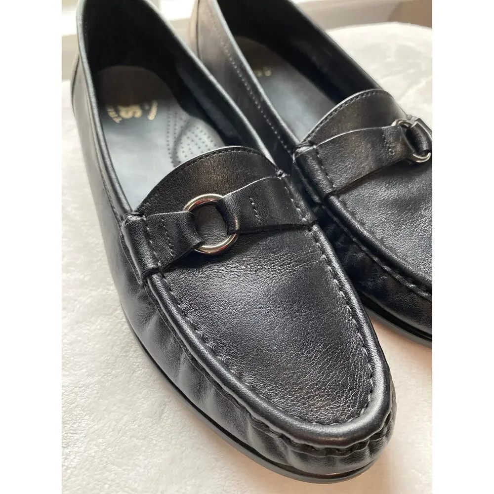 SAS  Jewel Tripad Comfort Slip on Loafer Black 9 1/2 S (slim) made in USA